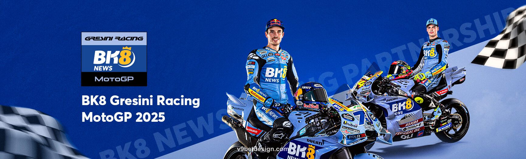 Thông báo hợp tác chiến lược BETA ALL Gresini Racing 2025